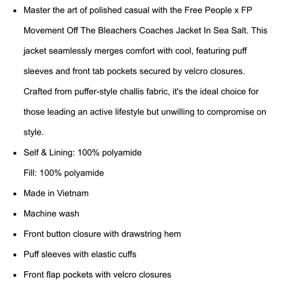 Free People Bleachers Movement Jacket - Picture 8 of 8